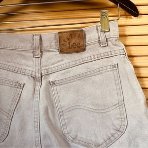 ✨ 5 for $20 SALE ✨
 LEE Riveted Vintage Tan/Cream Jean Shorts